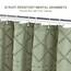 Siiluminisoy Duschvorhang im Boho-Stil, getuftet, extra lang, Chevron, strukturiert, gestreift, modern, Bauernhaus, minimalistischer Stoff, Duschvorhang für Badezimmer, 182,8 x 213,6 cm (72 x 84 Zoll