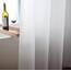 WellColor Kurzer Duschvorhang, 122 cm lang, für begehbare Badewanne, robuster weißer Kunststoff, wasserdichte Badezimmervorhänge für Fenster, Premium-Peva-Duscheinlagen, 183 x 121 cm