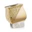 Popular Bath Sinatra Moderne Badetuchbox, modern, klassisch, zeitgenössisch, dekorativ, schöne Designs, Badezimmer-Dekoration für Zuhause, Luxus-Bad, Champagner