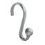 iDesign Axis Duschvorhang Haken, Duschhaken aus rostfreiem Metall, 12er-Set Vorhanghaken, silberfarben