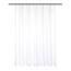 Barossa Design Waterproof Fabric Short Shower Curtain Liner 72" W x 66" H - Hotel Quality, Machine Washable, White Shower Liner for Bath Tub, 72x66