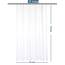 Barossa Design Waterproof Fabric Shower Stall Curtain Liner 54" W x 78" H - Hotel Quality, Machine Washable, White Shower Liner for Bath Tub, 54x78