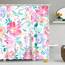 Stacy Fay Duschvorhang, Blumendesign, Aquarell 70.8x70.8 Inch Flower25