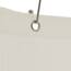 MAYTEX Duschvorhang, Vinyl, Beige, 0,3 cm B x 182,9 cm L (1 Stück)