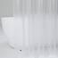 AooHome Extra langer Duschvorhang, 183 x 248 cm, Eva-Duschvorhang mit 5 Magneten an der Unterseite, wasserabweisend, halbtransparent