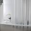 AooHome Extra langer Duschvorhang, 183 x 248 cm, Eva-Duschvorhang mit 5 Magneten an der Unterseite, wasserabweisend, halbtransparent