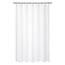 Barossa Design Duschvorhang aus Stoff 71Wx72L White Damask Stripe(Waterproof)
