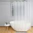 AooHome Extra langer Duschvorhang, 183 x 248 cm, Eva-Duschvorhang mit 5 Magneten an der Unterseite, wasserabweisend, halbtransparent