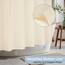 AooHome Hotel-Duschvorhang, Stoff, Beige, Standard-Duschvorhang mit Haken, beschwerter Saum, wasserabweisend, 183 x 183 cm