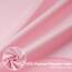 AooHome Extra langer Duschvorhang, Stoff, einfarbig, mit Haken, beschwerter Saum, wasserabweisend, 183 x 198 cm, Rosa
