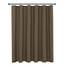 Biscaynebay Duschvorhangeinlagen in Hotelqualität, 183 cm Breite x 213 cm Länge, Taupe, wasserabweisend, rostbeständige Ösen, Oben beschwerter Boden, maschinenwaschbar