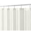 Biscaynebay Duschvorhang, extra lang, 183 cm Breite x 213 cm Länge, elfenbeinfarben, wasserabweisend, Badezimmer-Vorhang, rostbeständige Ösen, maschinenwaschbar