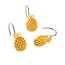 SKL Home Gilded Pineapple Vergoldete Ananas-Duschvorhanghaken, Harz, Gold