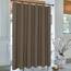 Biscaynebay Duschvorhangeinlagen in Hotelqualität, 183 cm Breite x 213 cm Länge, Taupe, wasserabweisend, rostbeständige Ösen, Oben beschwerter Boden, maschinenwaschbar