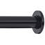 Ivilon Vorhangstange - Federspannstange für Fenster oder Dusche, Schwarz 24" to 36" schwarz