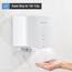 Modundry Kompakt Händetrockner Automatischer Elektrischer Handtrockner für die Wandmontage für Gewerbliche und Heimgebrauch, Badezimmer Toilette, Weiß