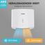 AIKE Air Wiper Kompakt Händetrockner, Hochgeschwindigkeit, 1400W 220V, Stecken & Loslegen, Papierlos & Berührungslos für Öffentliche Toiletten, AK2630S (Weiß)
