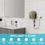 AIKE GentleAir Warmluft Handtrockner, Leise für Zuhause & Bäder, AC220V-240V, Düne Gelb