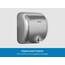 Bremmer Generic Turbo Handtrockner with Hohe Geschwindigkeit, Niedrigenergie, Umweltfreundlich, Elektrischer Trockner. Elektrische Handtrockner für Toiletten Gewerbe Silber