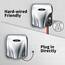 AIKE Elephant Power Händetrockner Elektrisch Mit HEPA-Filter, Gewerblich Hochgeschwindigkeit, Auto Warmluft, Edelstahlgehäuse AC220V-240V, AK2801BH