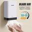 AIKE Ultra Kompakt Handtrockner, Kleiner als A4, Ersatz für Papierhandtücher im Badezimmer, 900W 220V, Hochgeschwindigkeit, Langlebiges ABS, AK2822 (Weiß)