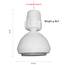 Siroflex Fester Duschkopf Weiß 10 Stück 2760/10, Robustes Polypropylen, Ohne Freiliegende Metallteile, Universalanschluss 1/2", Breiter Strahl, Für Häufige Nutzung, Made in Italy