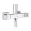 GROHE Euphoria Cube 230, Duschsystem (Regendusche mit Thermostat und schwenkbarem Kopfbrausearm, Sicherheitssperre bei 38°C, Duscharmatur mit Antikalk-System), chrom, 26087000