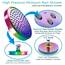 SparkPod Fixed Shower Head - High Pressure Rain - Luxury Modern Look - Easy Tool Free Installation - The Perfect Adjustable Replacement (Rainbow, 15cm Round)