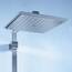 GROHE Euphoria Cube 230, Duschsystem (Regendusche mit Thermostat und schwenkbarem Kopfbrausearm, Sicherheitssperre bei 38°C, Duscharmatur mit Antikalk-System), chrom, 26087000