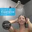 SparkPod Fixed Shower Head - High Pressure Rain - Luxury Modern Look - Easy Tool Free Installation - The Perfect Adjustable Replacement (Brushed Nickel, 15cm Square)