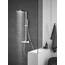 GROHE Euphoria Cube 230, Duschsystem (Regendusche mit Thermostat und schwenkbarem Kopfbrausearm, Sicherheitssperre bei 38°C, Duscharmatur mit Antikalk-System), chrom, 26087000