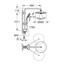 GROHE Vitalio Joy 260, Duschset ohne Armatur, wassersparend, 8l pro Min (Regendusche für vorhandene Armaturen, Kopfbrause mit 3 Strahlarten, Duschstange 74cm, Duschsystem), chrom, 27421002