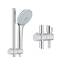GROHE Euphoria 310 - Duschsystem mit Thermostatbatterie (Wandmontage, Antikalk System, mit Aquadimmer), rund, chrom, 26075000