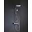 GROHE Euporia Smartcontrol 310 Duo - Duschsystem mit Thermostatbatterie (wassersparend, 3 Strahlarten, Verbrühungsschutz, inkl. Duschablage), moon white, 26507LS0