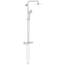 GROHE Euphoria 210, Duschsystem (Regendusche mit Thermostat und schwenkbarem Kopfbrausearm, Sicherheitssperre bei 38C, Duscharmatur mit Ablage und Antikalk-System), chrom, 27964000