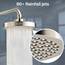 GURIN Duschkopf, Hochdruck-Regenduschkopf, 15,2 cm, luxuriöses Design mit verstellbaren Winkeln, verstopfungsfreie Silikondüsen, einfache Installation in 1 Minute, gebürstetes Nickel-Finish für