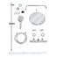GROHE Euphoria 310 - Duschsystem mit Thermostatbatterie (Wandmontage, Antikalk System, mit Aquadimmer), rund, chrom, 26075000