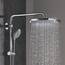 GROHE Euphoria 310 - Duschsystem mit Thermostatbatterie (Wandmontage, Antikalk System, mit Aquadimmer), rund, chrom, 26075000