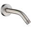 BRIGHT SHOWERS Duscharm mit Flansch 6 Zoll Messing Duschrohr Arm Bad Regendusche Arm Verlängerung für Wandmontage Gebürstetes Nickel