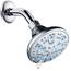 AquaDance 5504 Antimikrobiell/Anti-Verstopfung Hochdruck-Mikrobondüse mit 6 Einstellungen, Schutz vor Schimmel, Mehltau und Bakterien für stärkere Duschen, Wellenblau, 10,2 cm
