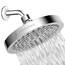 SparkPod Feststehender Duschkopf mit Hochdruck Regen Funktion - Einfache Werkzeugfreie Installation - Verstellbarer Ersatz Duschkopf - Regenduschkopf mit Filter - Brause - Dusche (Chrome, 15cm Round)