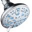 AquaDance 5504 Antimikrobiell/Anti-Verstopfung Hochdruck-Mikrobondüse mit 6 Einstellungen, Schutz vor Schimmel, Mehltau und Bakterien für stärkere Duschen, Wellenblau, 10,2 cm