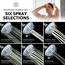 ShowerMaxx Luxus-Spa-Serie, 6 Sprüheinstellungen, 11,4 cm, verstellbarer Hochdruck-Duschkopf, maximieren Sie Ihre Dusche mit leicht zu entfernendem Durchflussbegrenzer-Duschkopf (poliertes Chrom)