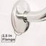 JS Jackson Supplies Duschkopf-Verlängerungsarm, 40,6 cm, zusammengebaute Länge, hohe Bogen, ideal für Regenschauer chrome