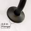 JSJacksonSupplies 30,5 cm Duschkopf-Verlängerungsarm von JSJacksonSupplies S-förmiges Design, Verlängerung, hohe Taille, gebogener Stil mit Flansch, Edelstahl, langer Schwanenhals, Kurve, Standard