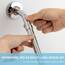 OFFO Duschkopf Verlängerung 25,4cm, Edelstahl Dusch Verlängerungsrohr G1/2 Gewinde, Dusche Verlängerung Arm, Handbrause Verlängerungsarm für Dusche Bad Wohnwagen, Chrom