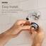 Moen Velocity S6320 Regendusche mit zwei Funktionen, 20,3 cm, mit Tauchtechnik für eine Hochdruckspülung, verchromt