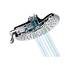 Moen Velocity S6320 Regendusche mit zwei Funktionen, 20,3 cm, mit Tauchtechnik für eine Hochdruckspülung, verchromt