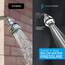 SparkPod 7,6 cm Extreme Hochdruck-Duschköpfe, Druckerhöhung mit Regen, Massage & Pulsiermodus, leistungsstarker wassersparender Duschkopf, 2,5 GPM fester Duschkopf (poliertes Chrom)