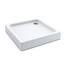 AQUABAD Duschwanne/Duschtasse | Forta Plus mit LeakProtect Technologie Smooth White 80x80cm Quadrat